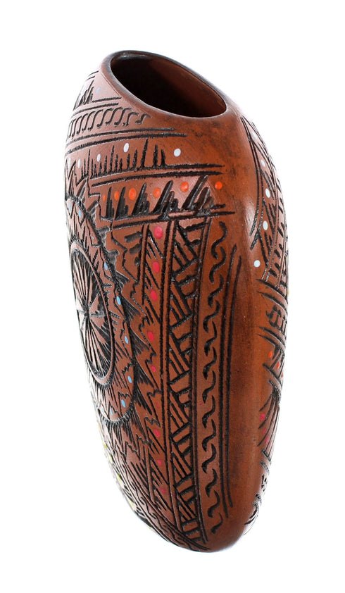 Hand Crafted Navajo Pot By Artist Shelly Watchman JX130401